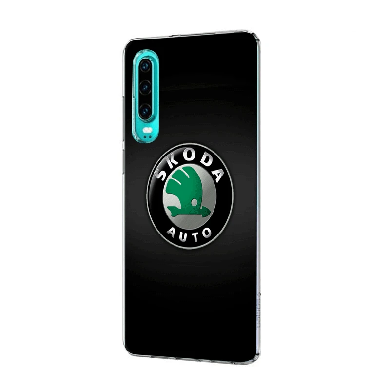 2 Мобильный телефон чехол для телефона чехол для huawei Коврики 30 20 10 Pro Lite Y6 Y7 Y9 Nova 2 3 2i 3i 3 4 5i оболочки мультфильм автомобиля Skoda - Цвет: 2
