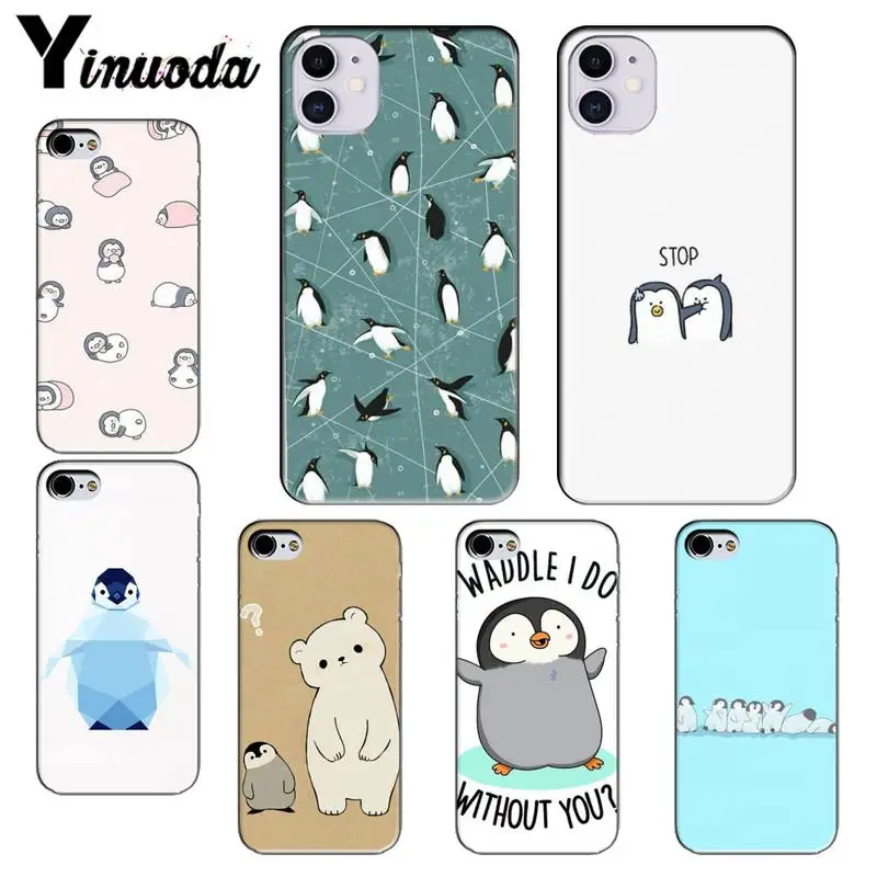 

Yinuoda Lovely Penguin Phone Case Cover For iPhone5 5s SE X XS MAX 8 7 6 6S Plus XR 11 11pro promax 12 12Pro Promax