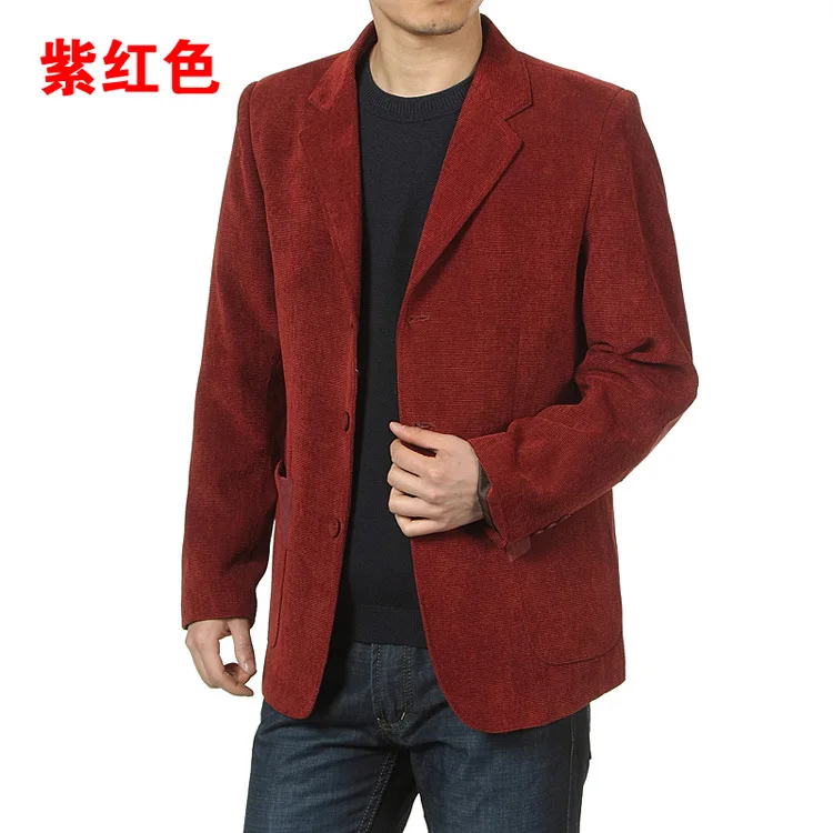 Мужская деловая куртка повседневный костюм однотонные мужские блейзеры модный
