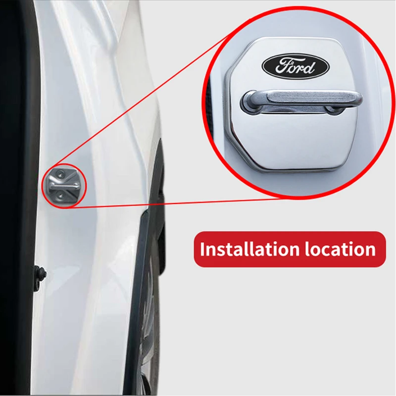 Отделка дверного замка для защиты от ржавчины Нержавеющая сталь Крышка