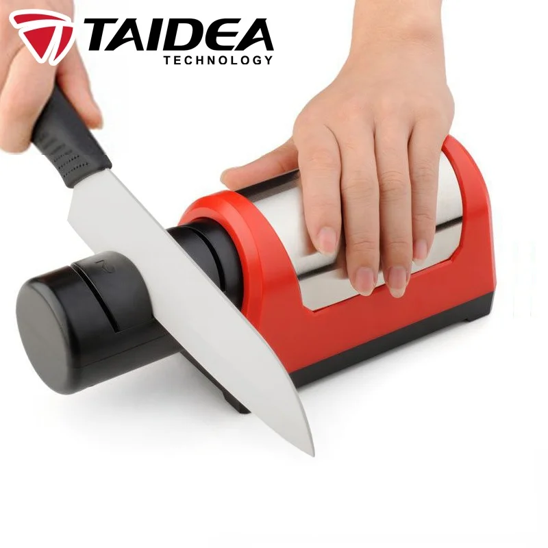 

TAIDEA Sharpening stone Professional Electric Knife Sharpener 2 stage Diamond Ceramic kitchen Knife sharpener Machine TG1031