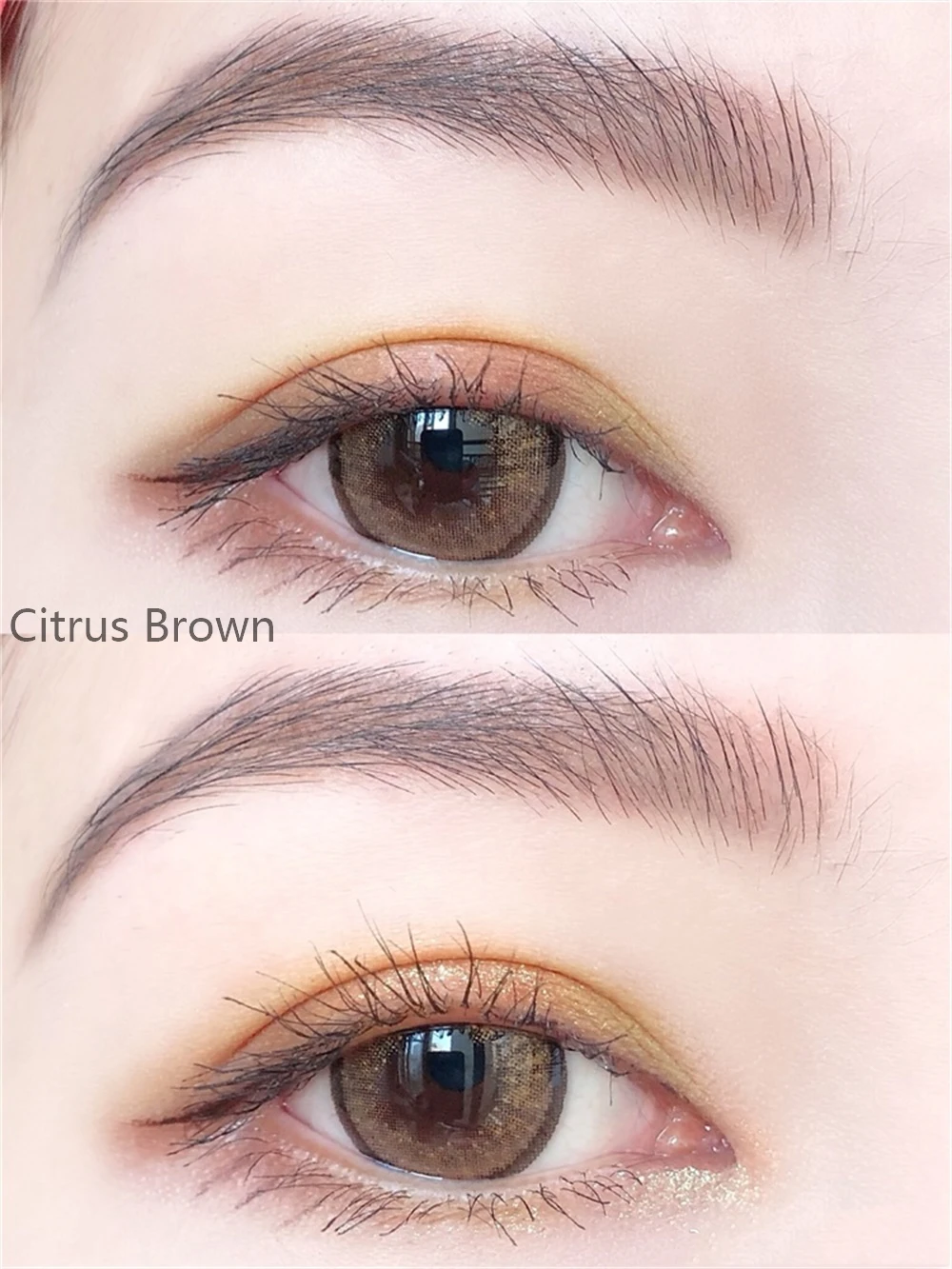 

OVOLOOK-2pcs/pair Lenses Contact Lenses Colored Lenses for Eyes 3 Tone Individuality Eye Contacts Eye Color Lens Contacts