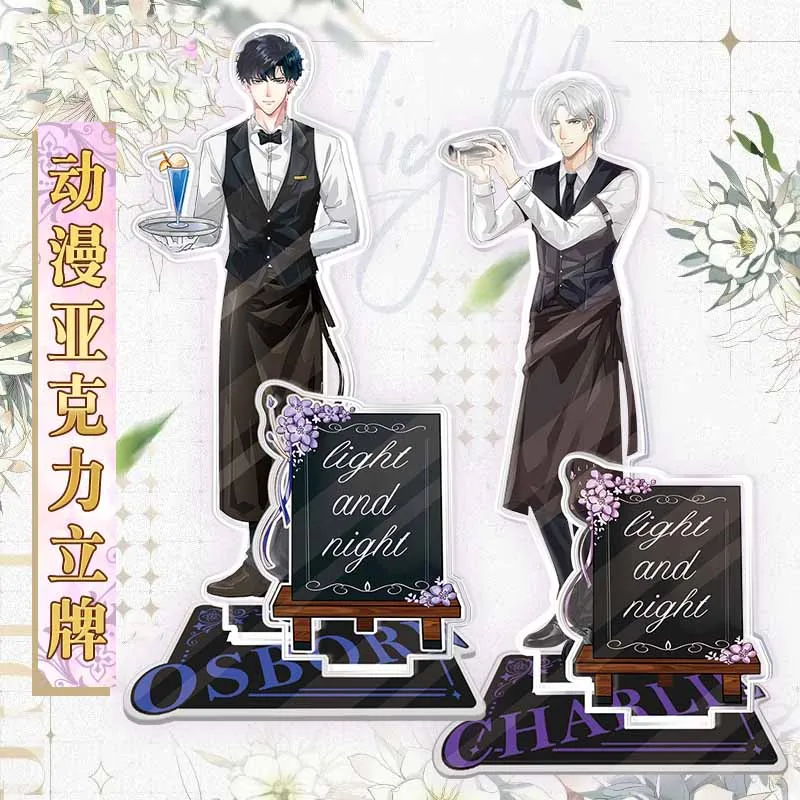 

Светильник с аниме and Night Osborn, Эван Sariel Charile Jesse Stand, модель пластины, акриловый мультяшный декор для стола, Мультяшные игрушки, подарки