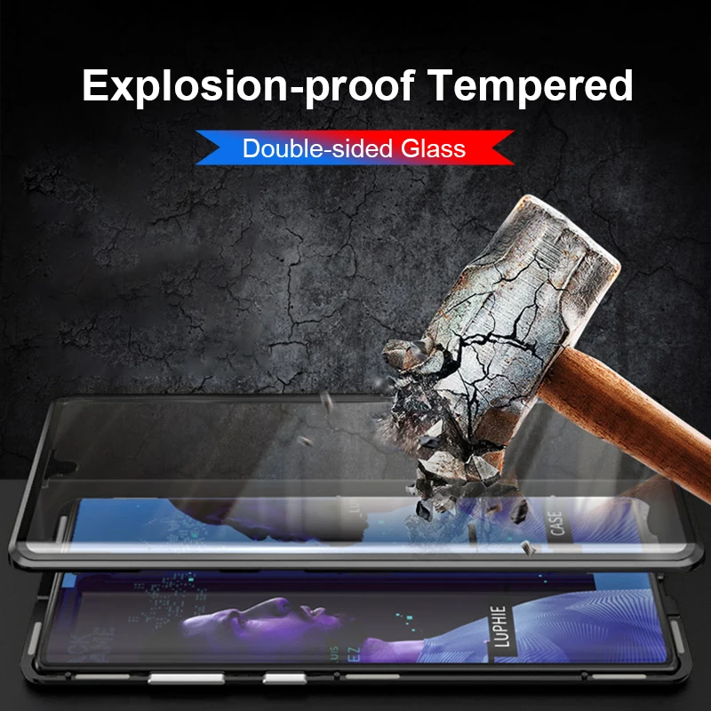 Чехол для телефона Магнитный для huawei P30 Lite P30 светильник P 30 Pro Флип Жесткий передний задний Чехол для Hawei Honor 20 Pro Honer 10 Lite