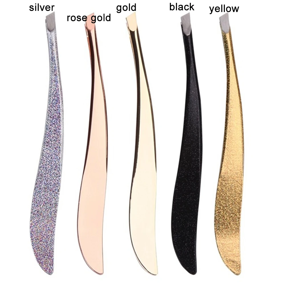 Профессиональный пинцет из нержавеющей стали 1 шт. цветной зажим для волос на