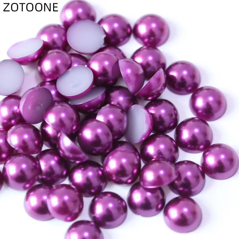 ZOTOONE 1000 шт из пластика ABS имитация жемчуга Стразы для украшения ногтей телефона