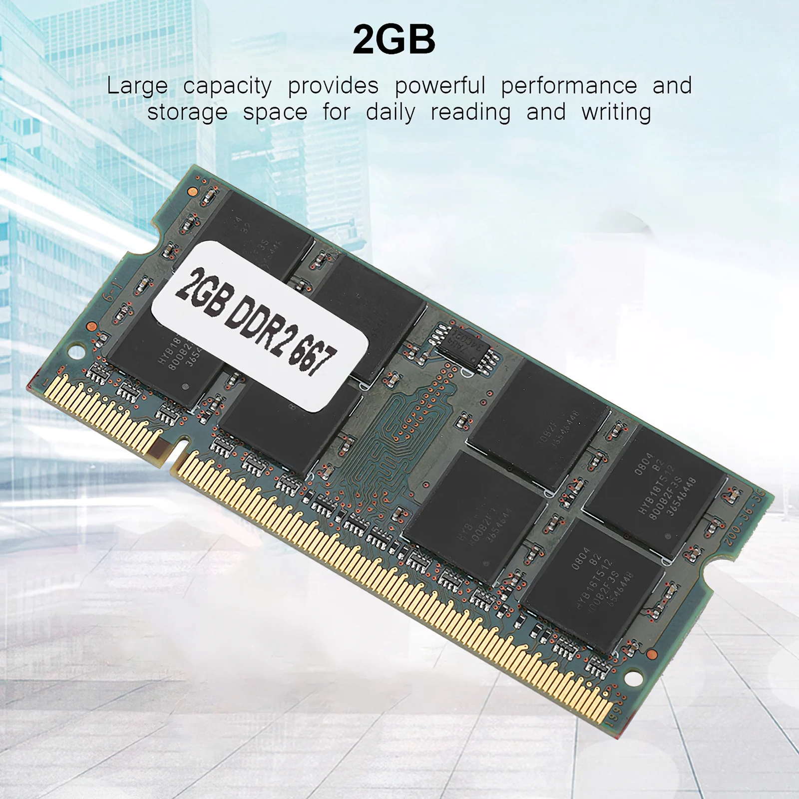 

Memory Module DDR2 Memory Card Module 667MHz 2GB High Quality Memory Card Replacement Practical High Performance