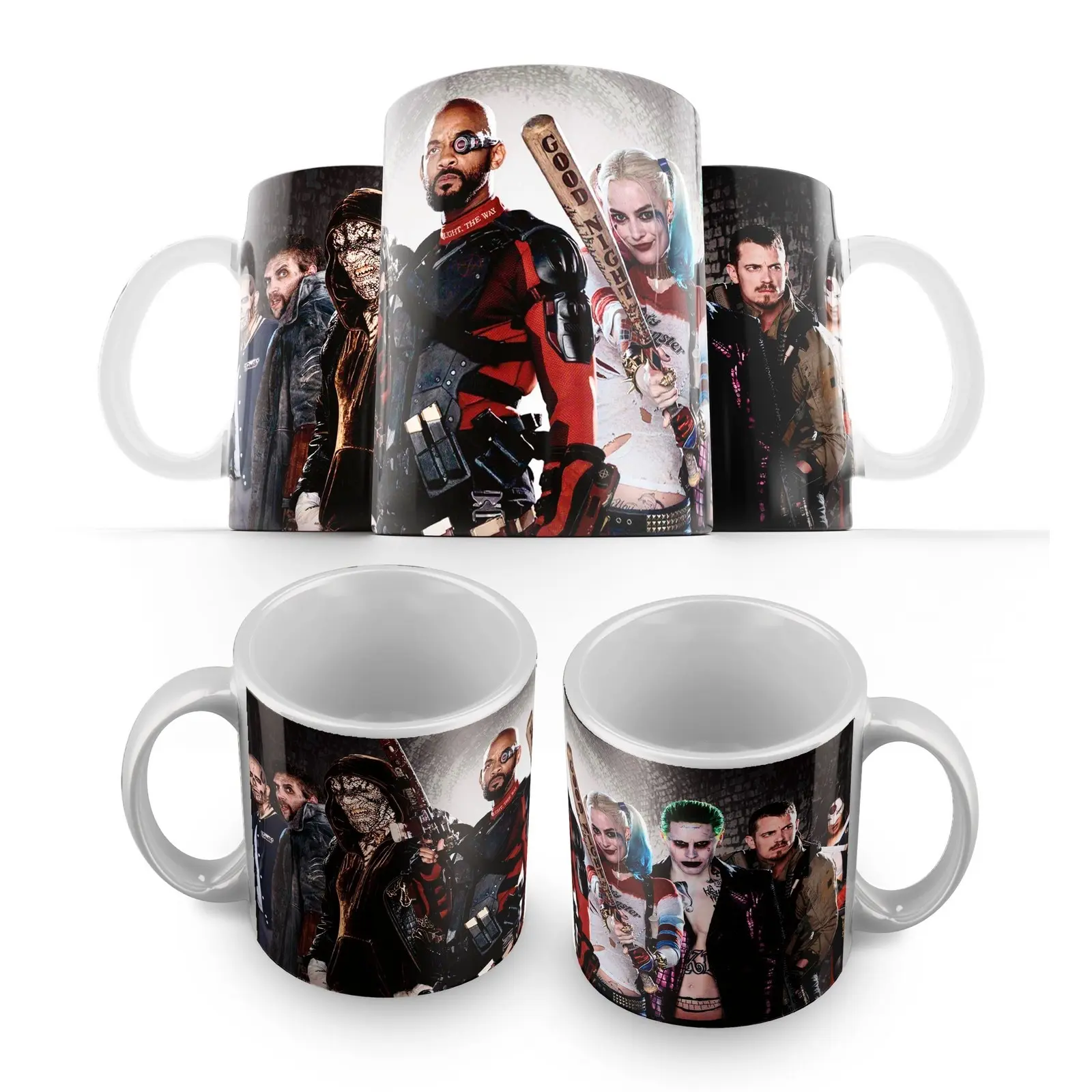 Кружка: отряд самоубийц (дс бэтмен харли квин джокер дэдшот) -1 | Дом и сад