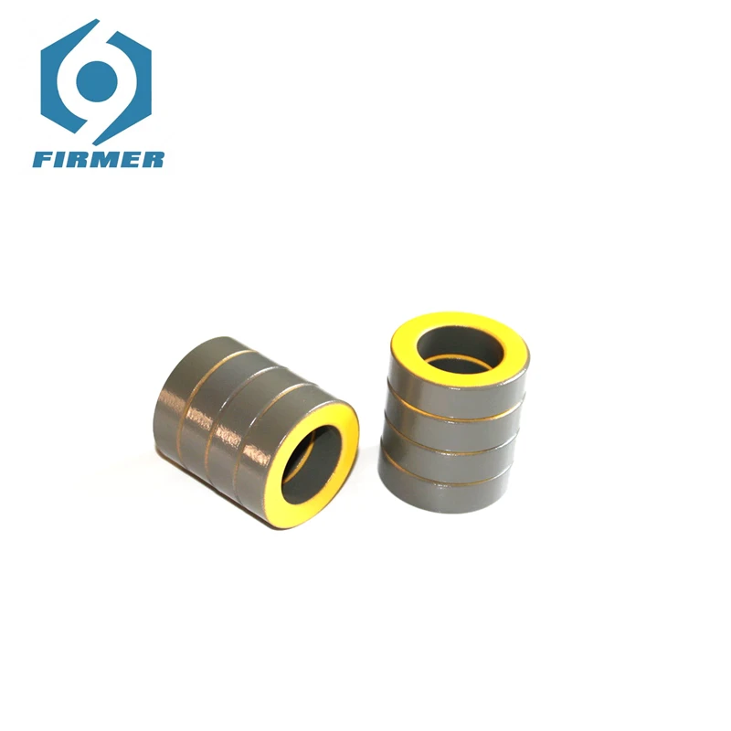Ferrite Cores 50.8x31.8x14 mm 5 pcs Toroid Core Chokes Ring Iron Powder Inductor Rings Grey Yellow | Обустройство дома