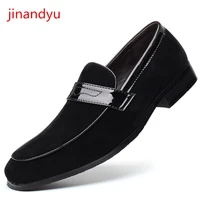 size 48 shoes high quality mens office shoe loafers men shoes casual suede leather dress shoes mens fashion comfy business shoe