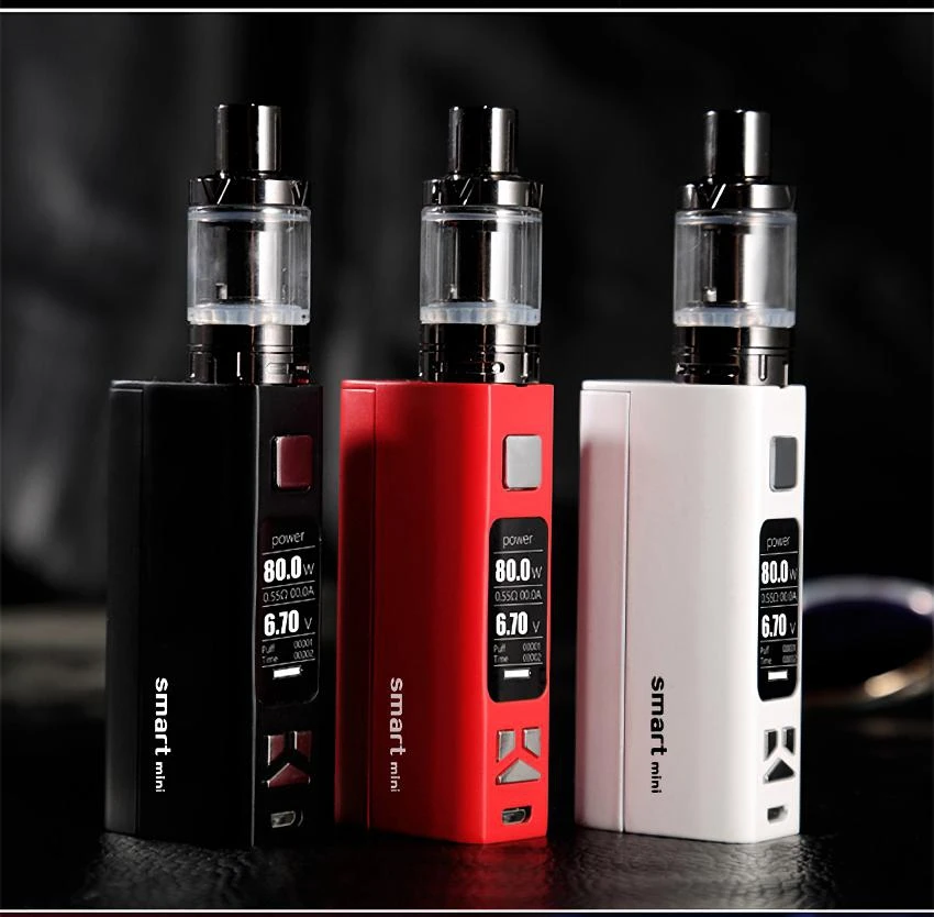 Smart Mini 100 Вт Vaper Displa комплект огромный дым 2 0 мл бак коробка мод электронная