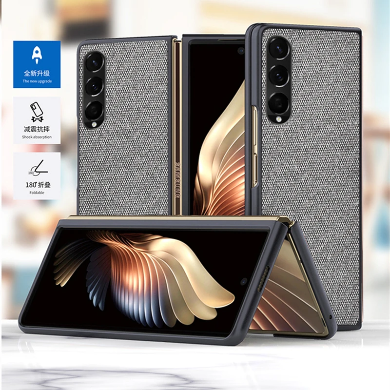 Чехол для Samsung Galaxy Z Fold 3 тканевая Мягкая силиконовая задняя крышка 2 5G | Мобильные