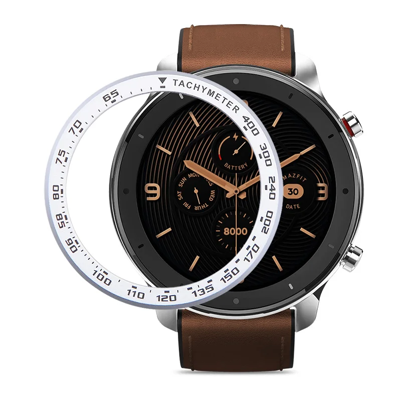 Hangrui металлический внешний край крышки для Xiaomi Amazfit GTR 47 мм ободок кольцо циферблат шкала скорости ТАХИМЕТР чехол для Amazfit GTR 47 чехол
