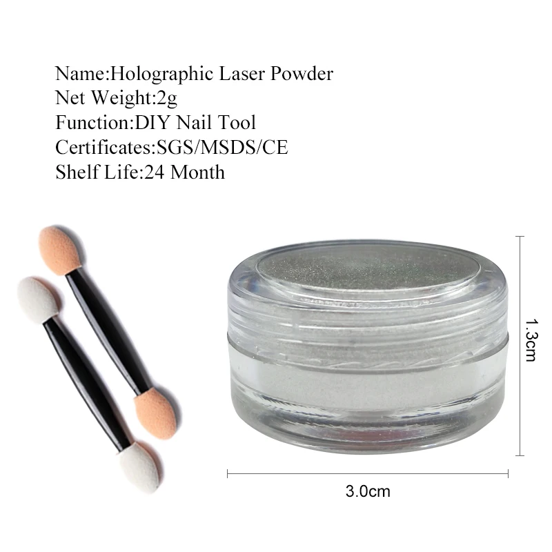 1 коробка Голограмма лазерная Серебряная блестящая голографическая Лазерная