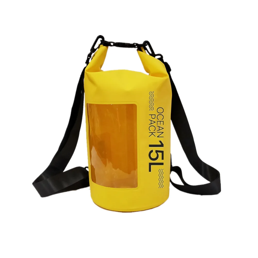 Waterproof  Water Bag Bolsa Impermeable PVC Bucket Shoulder Rafting Wholesale Swimming Drying Camping Equipments  5/10/15/20/30L