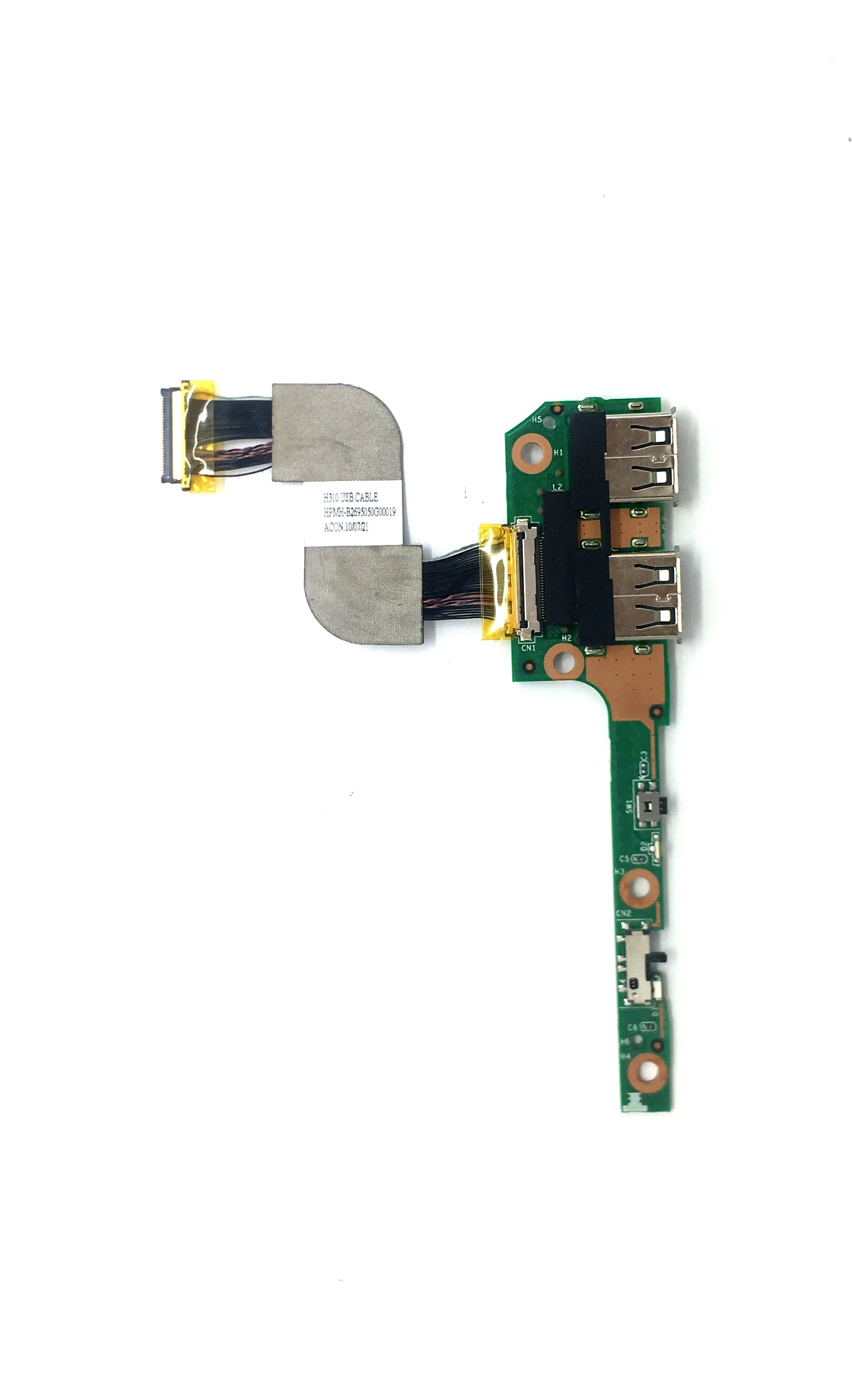 Original For HP Laptop Two USB switch power board Pavilion DM3 notebook HPMH 580700-001