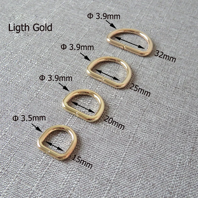 Металлическая пряжка D-образные кольца для рюкзака сумки ошейника поводка