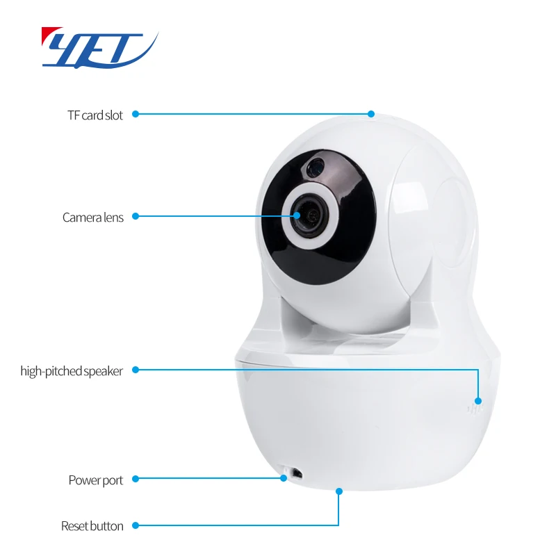 WiFi камера безопасности камера, 1080P FHD умный дом камера наблюдения, ребенок/ПЭТ монитор