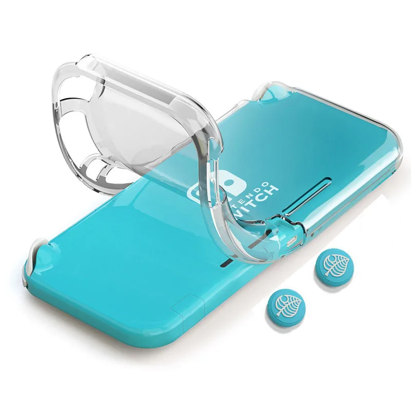 Новый комплект 3 в 1 для Nintendo Switch Lite прозрачный чехол из ТПУ оболочка и крышка |