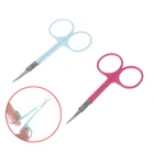 Профессиональные ножницы для маникюра ногтей Ножницы для бровей носа ресниц кутикулы изогнутый инструмент для макияжа и педикюра