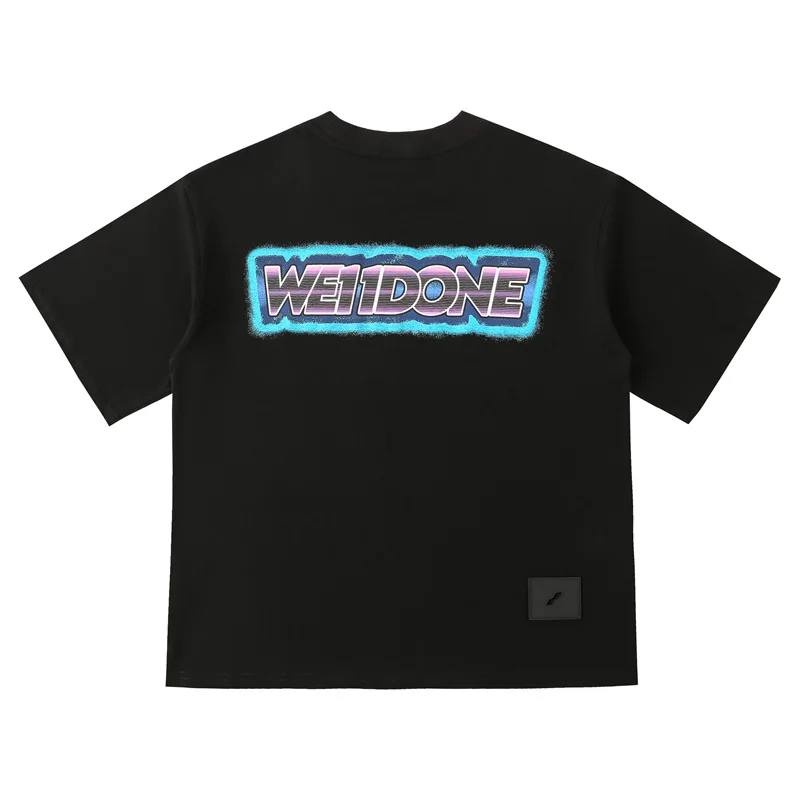 

2021 New Summer High Street Men T-shirt Loose Fashion Round Neck Cotton Men Tee Print Casual Elegant Women Tops T1215