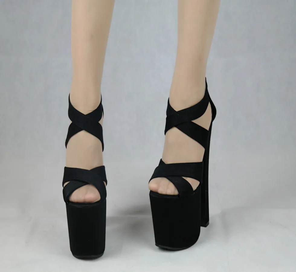 

New fashion classic sexy thick heel super high sandals