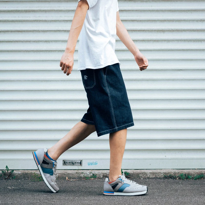 Casual Shorts Jean Hombre Mens Male Jeans Vintage Short Sweatpants Steampunk Shorts Bermuda Masculino Bodybuilding Shorts BB60DK