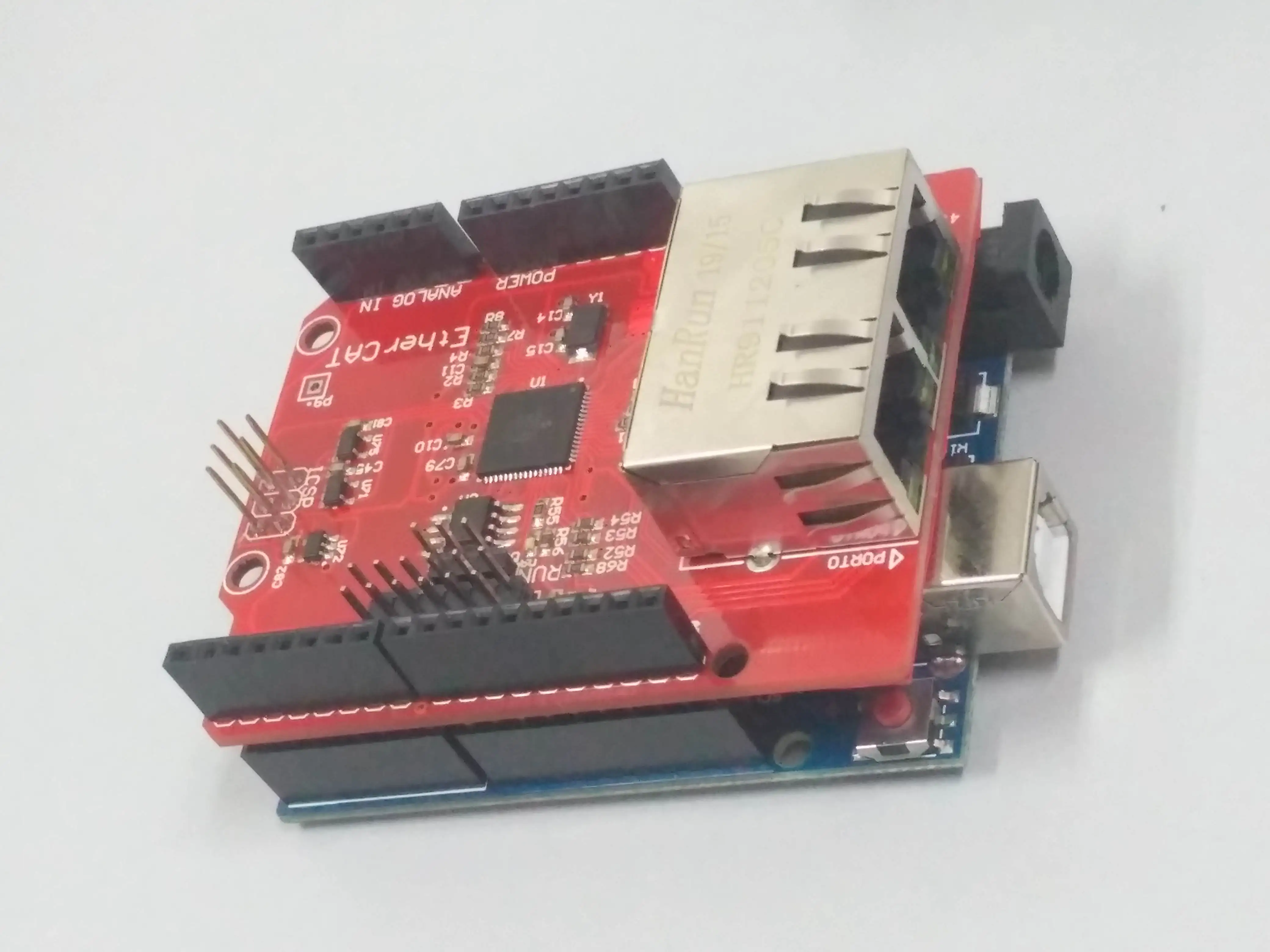Плата для разработки EtherCAT плата обучения щит EasyCAT slave station быстрого развития