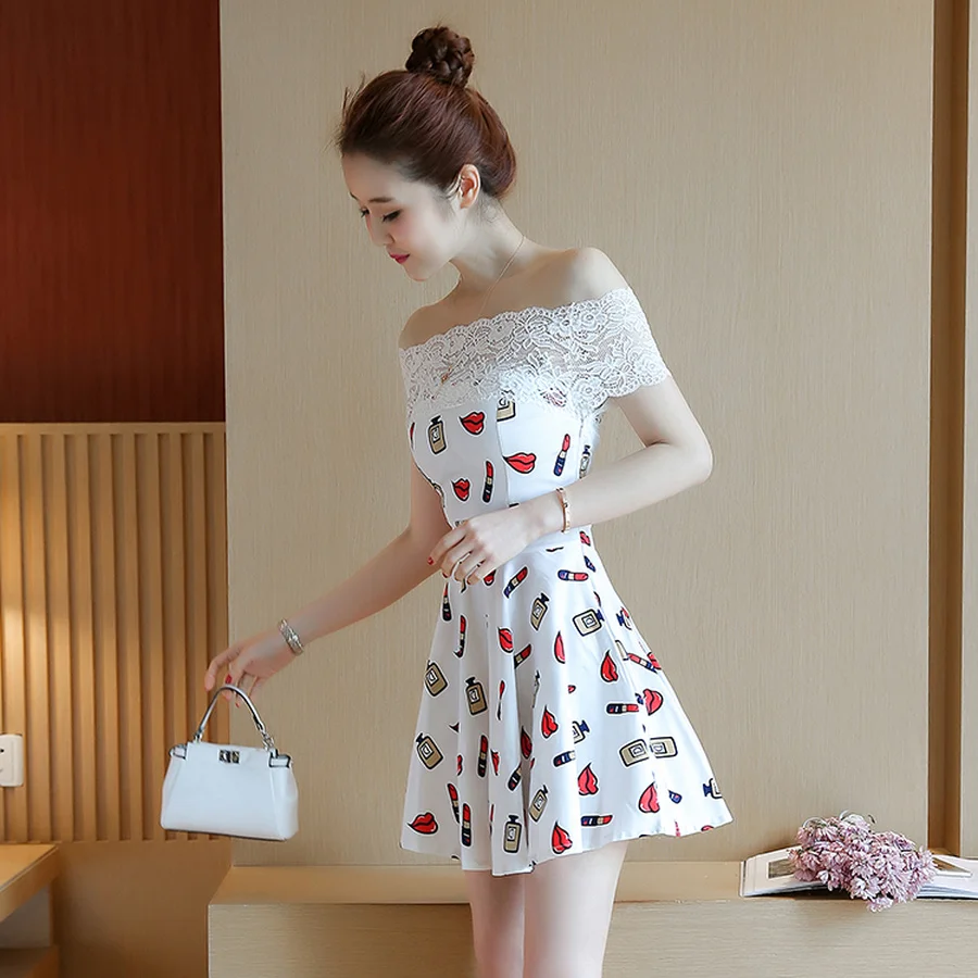 Летний Новый однотонный хлопковый кружевной пляжный сарафан 2020 корейские