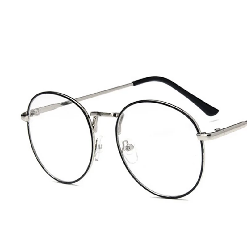 Модные ретро унисекс оправы для век мужчин и женщин простые зеркальные очки