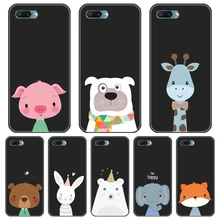 Задняя крышка для Huawei Honor 8X MAX 10 9 8 7 7S 7X 7A 7C Pro Dog Pig мягкий