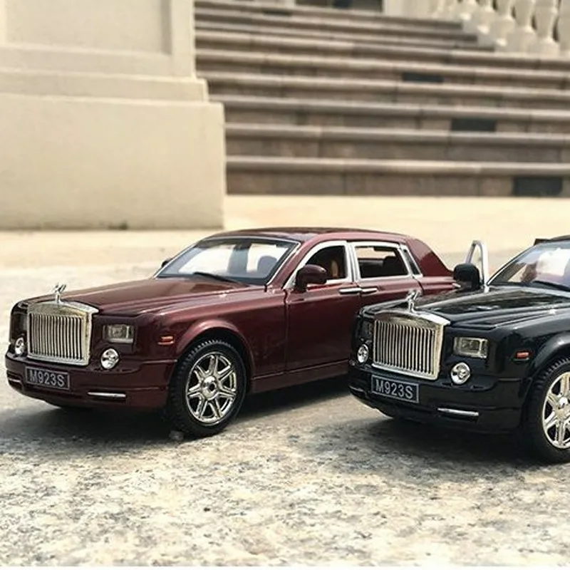 Роскошная модель автомобиля из сплава 1:24 длина 20 см улучшенная дисплея с 6