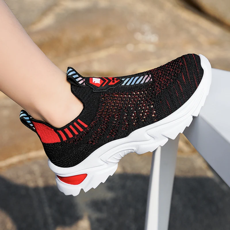 

Slip on Children Sneakers Breathable Mesh Summer Shoes for Boys Comfortable Running Sports Kids Shoes Boys Chaussure Enfant