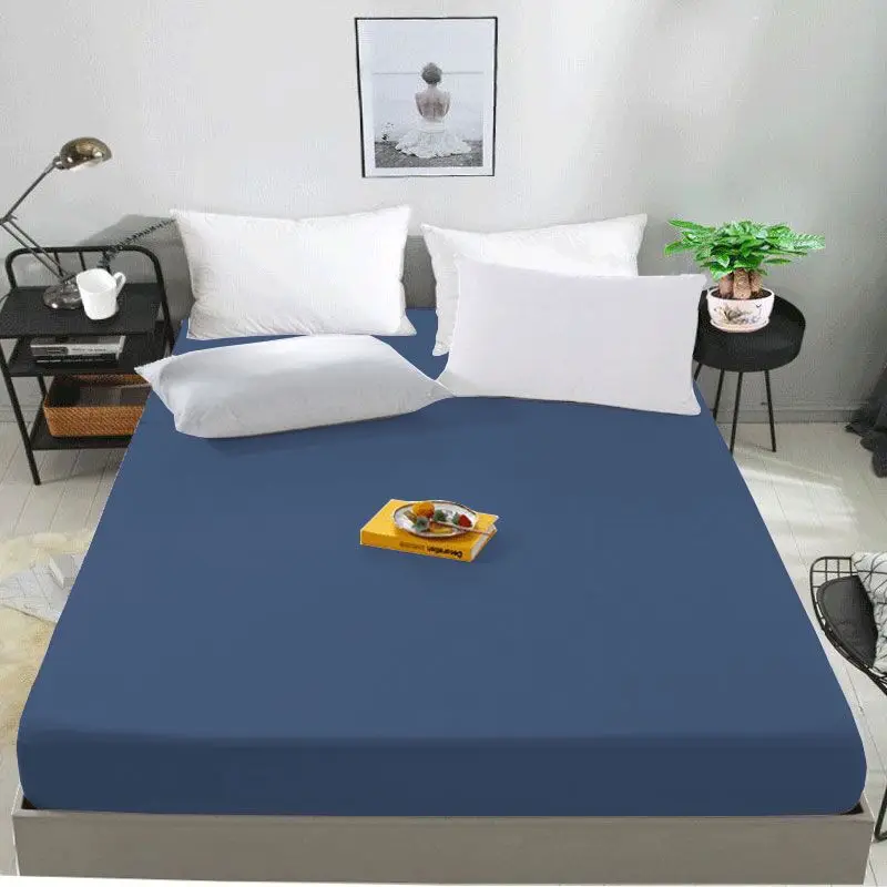 Простыня реактивная из 100% хлопка наматрасник однотонный регулируемый с 4 углами