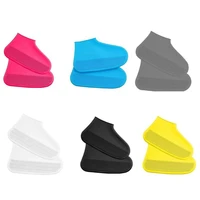 rain cover for shoe reusable shoe cover silicone material unisex shoes protectors rain boots for indoor outdoor rainy days