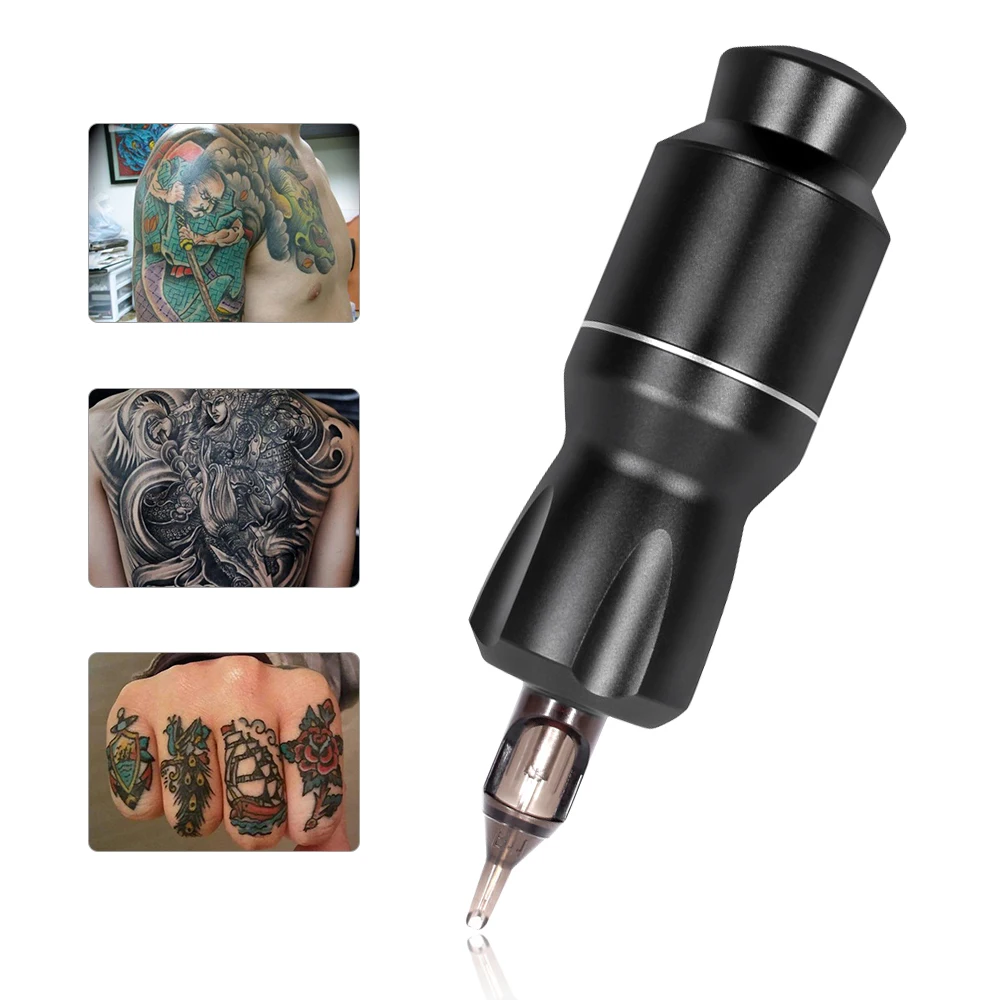 Профессиональная вращающаяся тату машинка ручка с беспроводным источником