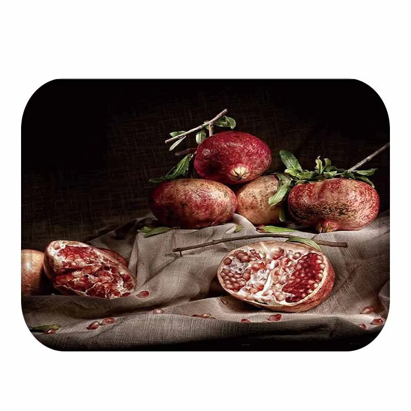 Beautiful Fruit Pattern Design Velvet Thick Floor Mat Home Bedroom Decorative Kitchen Bathroom 40x60cm .. | Дом и сад