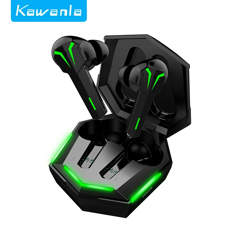 

Kawanla F12 TWS Wireless Earbuds Dual Microphone Gaming Earphone Bluetooth Headphone for iPhone 12 Pro Max Huawei Samsung Nokia