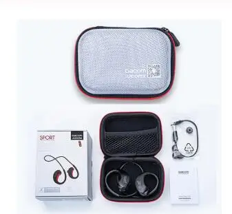 blk full set box Новые Dacom ARMOR Plus спортивные беспроводные Bluetooth наушники IPX5 водонепроницаемые CSR v5.0 наушники для бега гарнитура с громкой связью - Цвет: blk full set box
