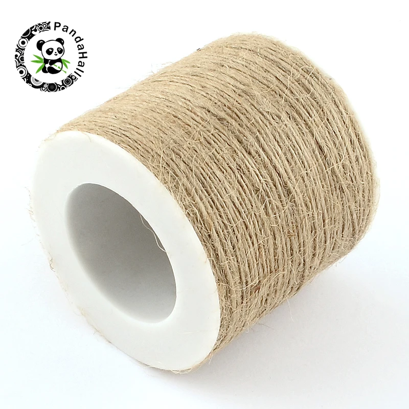 

100m/roll 1mm Hemp Cord Tan For Jewelry Making Finding