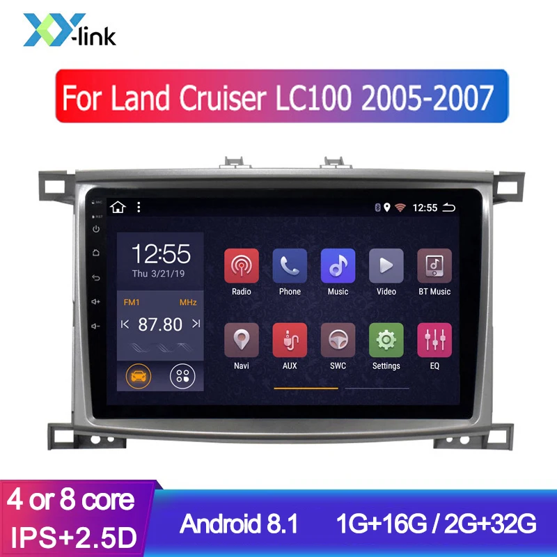 Автомобильный мультимедийный плеер на Android 10 дюймов система Gps-навигации для Toyota