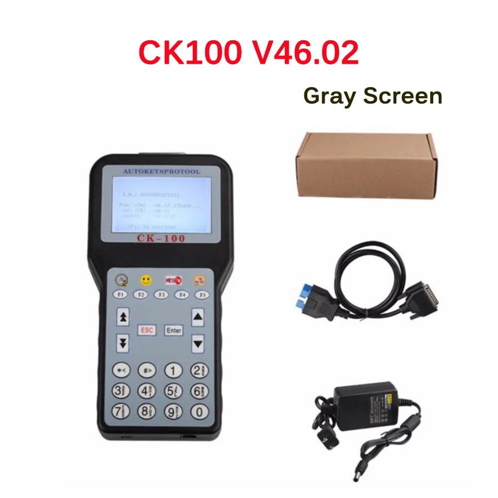 CK100 V46.02 серый экран женский с 1024 токами CK 100 программатор SBB обновленная версия