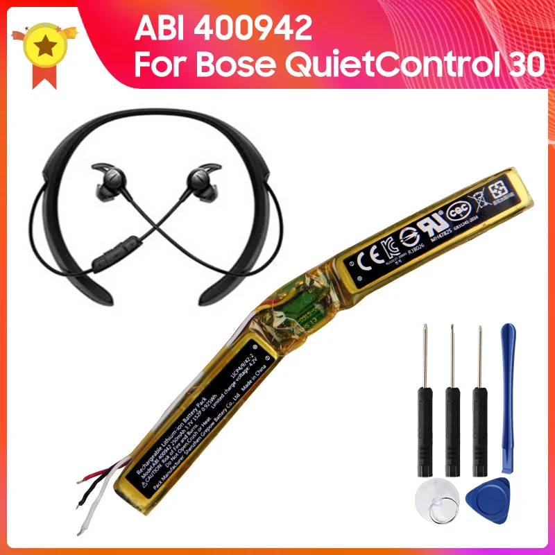 

Original Replacement Battery ABI 400942 for Bose QuietControl 30 Rechargeable Lithium-ion Battery Pack with Tools 250mAh
