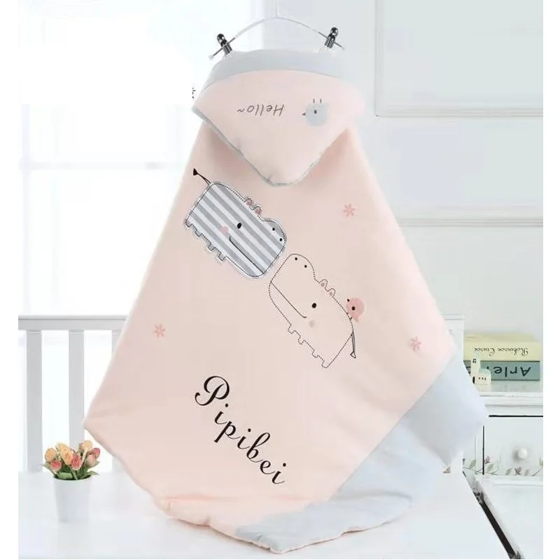 Детский спальный мешок с милым мультяшным рисунком для осени и зимы детский