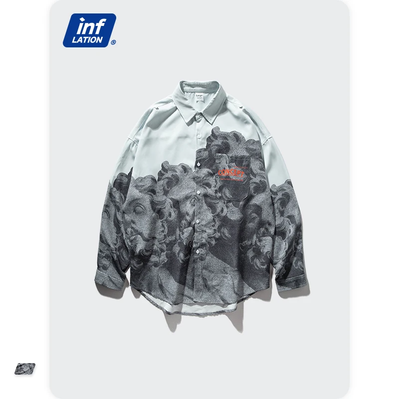 Новое поступление мужская рубашка в китайском стиле новинка Modis рубашки с