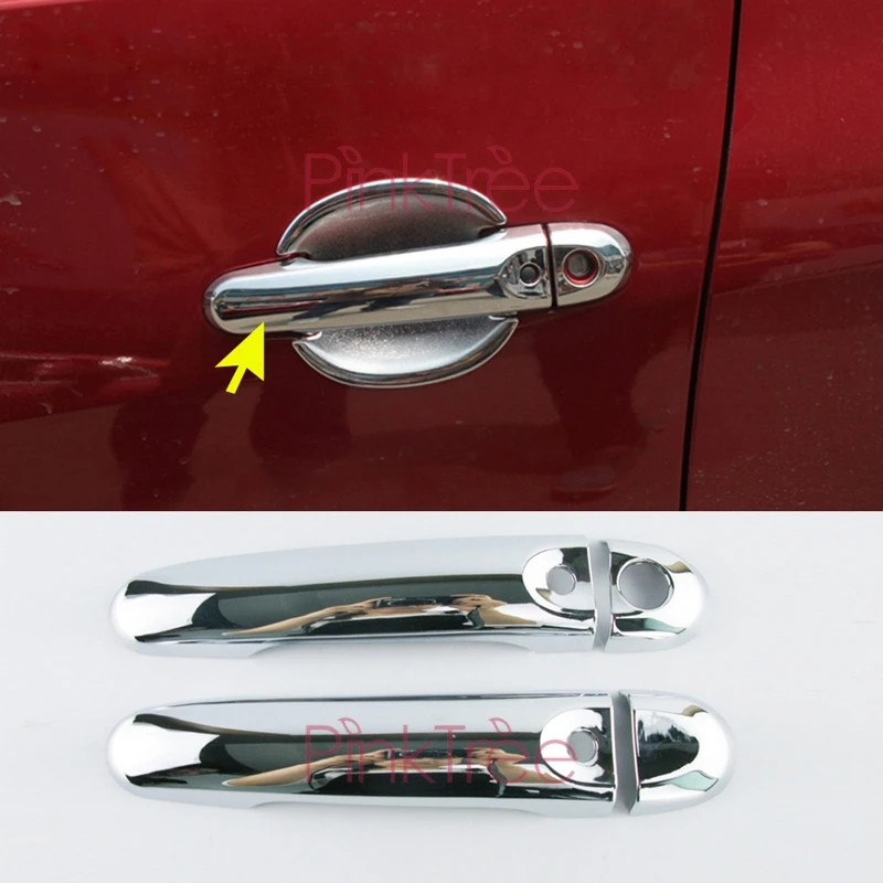 Аксессуары для Nissan Juke 2011 2012 2014 хромированная боковая лампа дверная ручка крышка