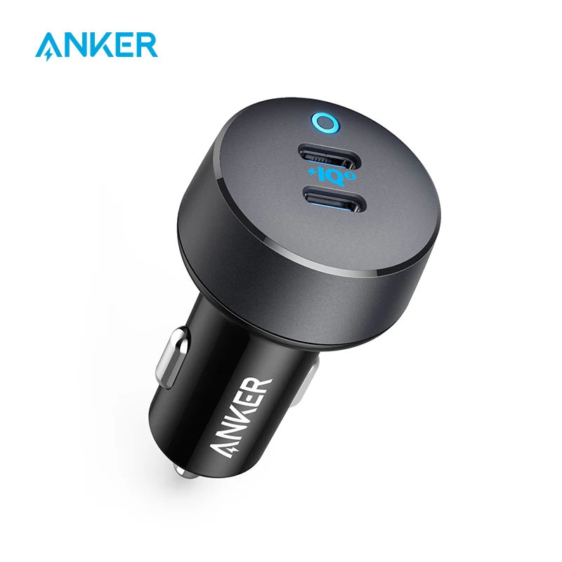 

Anker car charger type c 36W 2-Port PowerIQ 3.0 Car Adapter PowerDrive III Duo Quick Charge for iPhone12 xiaomi