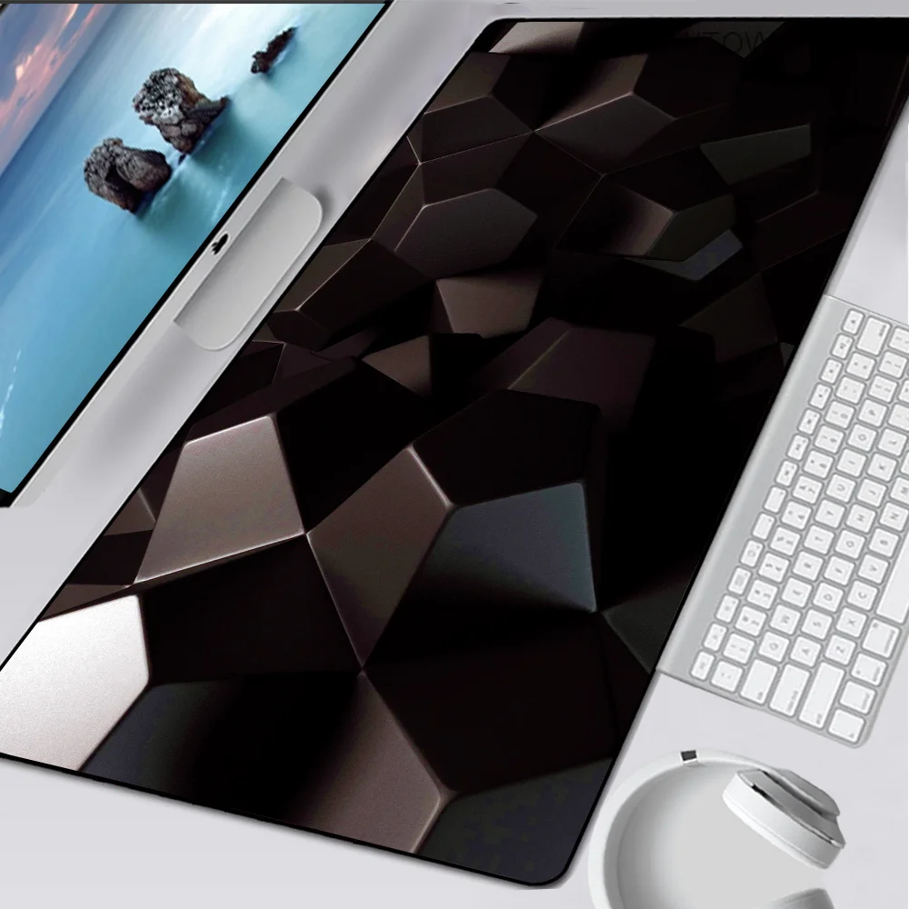 

900x400mm Geometric Large DIY Mouse Pad Mat Computer Gaming Mousepad L XXL Game Art Customized Mouse pad for PUBG PC Tablet Mat