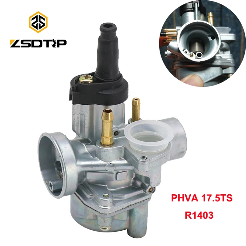 

Карбюратор ZSDTRP DELLORTO PHVA 17,5 TS REF 1403 для мотоцикла, скутера, мопеда 50 куб. См
