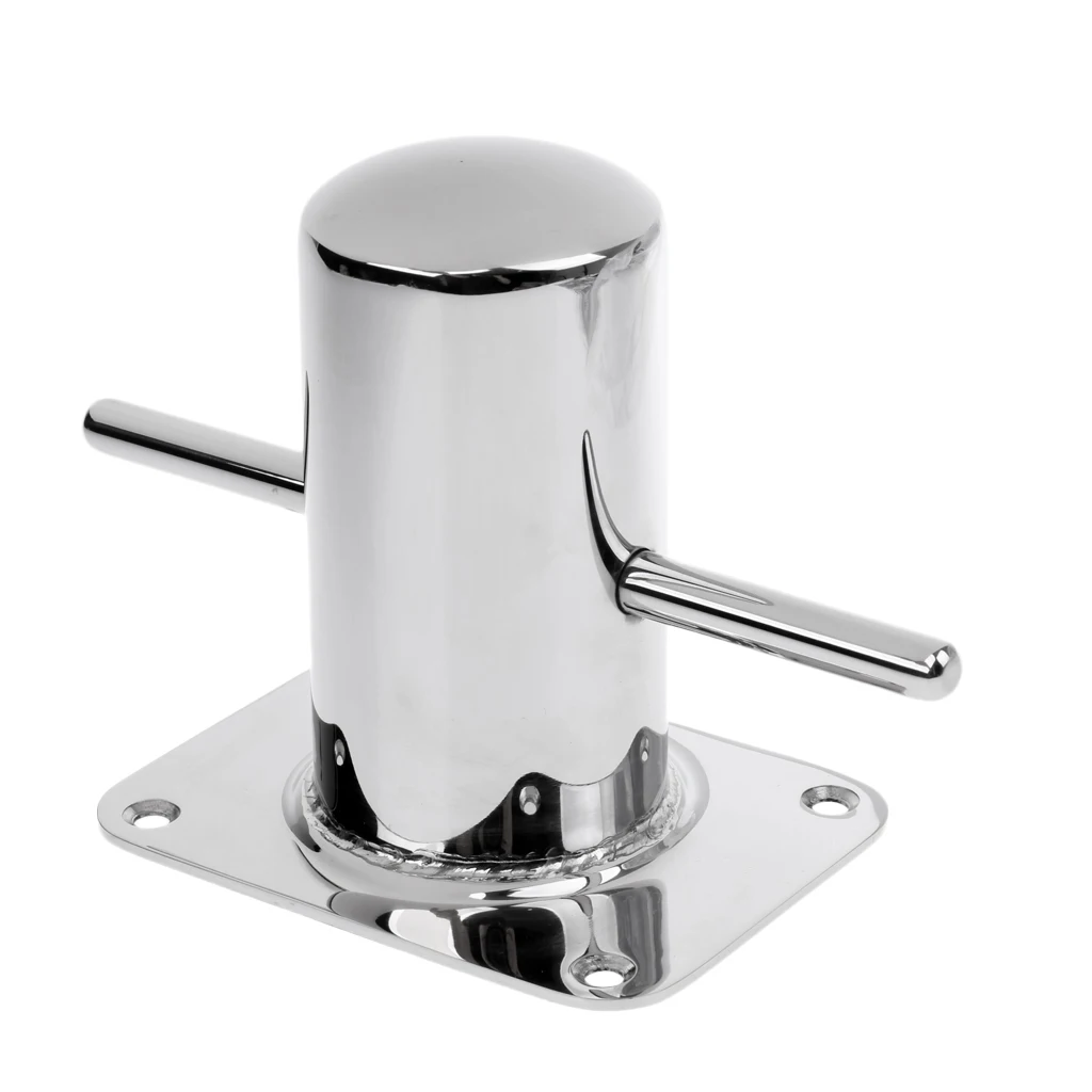 

4.5" Marine Single Cross Bollard Stainless Steel Boat Yacht Heavy Duty Cleat